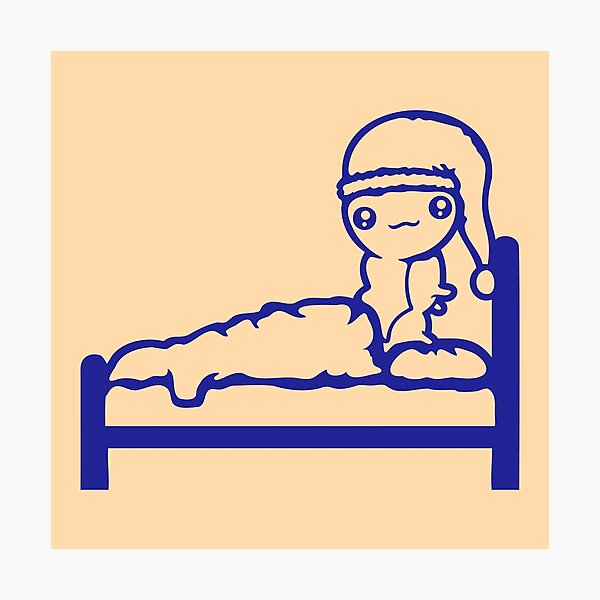 Item preview, Caterpillar Sleeping Bed Tired Good Night Hat Cute Relax designed and sold by shirt-o-mat.
