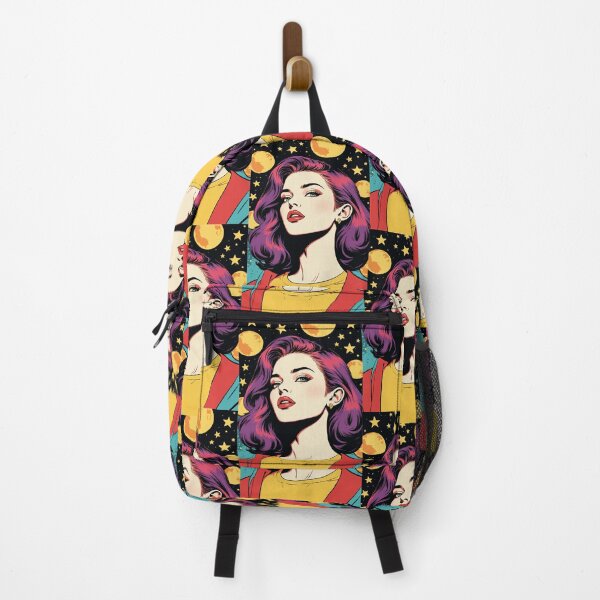 Item preview, Girlie Pop Slay Cosmic Muse — Feminine Pop Art Portrait with Celestial Accents designed and sold by Ojo de Lilith.