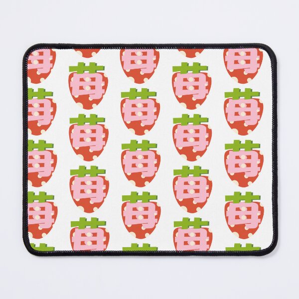 Item preview, Strawberry/Ichigo/苺 (Kanji Art Illustration) designed and sold by MojiNoOmise.