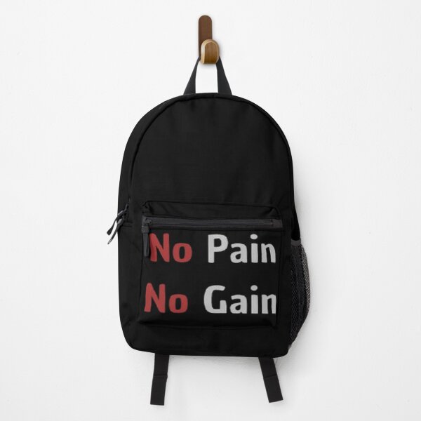Item preview, No pain No gain,motivational fitness phrase  designed and sold by Vins-Printed.