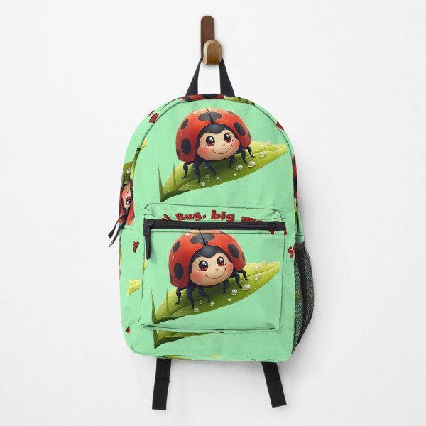 Item preview, Small Bug Big Mood Ladybug Motivational Art - Cute Nature Insect Humor Design designed and sold by Felia001.
