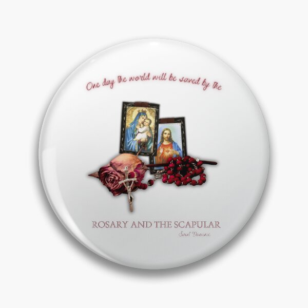 Item preview, Rosary and the scapular will save the world designed and sold by I'm Magdalena .