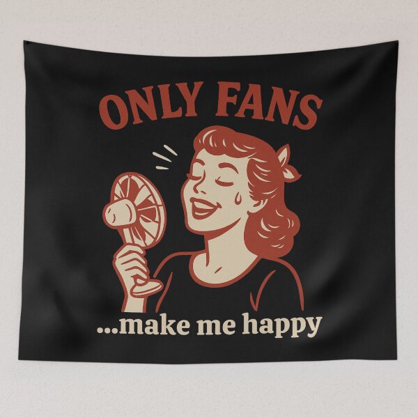 Item preview, Only Fans Make Me Happy Funny Menopause Gift For Women designed and sold by Anniko Art Studio.