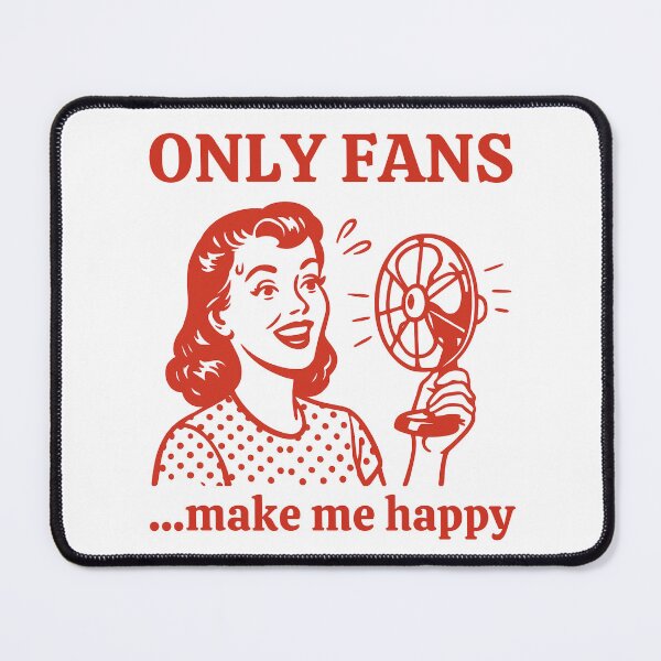 Item preview, Only Fans Make Me Happy Funny Menopausal Woman designed and sold by Anniko Art Studio.