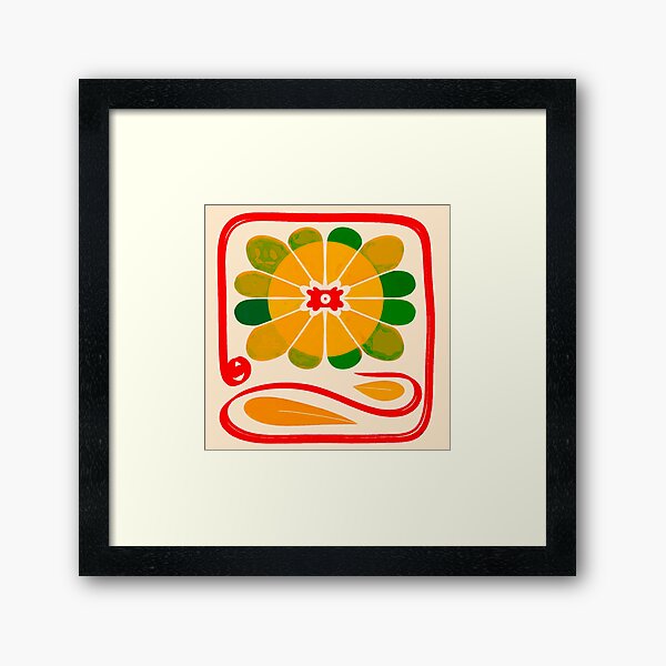 Item preview, Tournesol moderne – Art floral abstrait designed and sold by Clara Fruggeri.