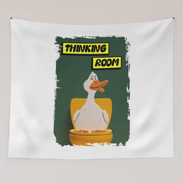 Item preview, Thinking Room Duck on Toilet designed and sold by Enea Kelo.