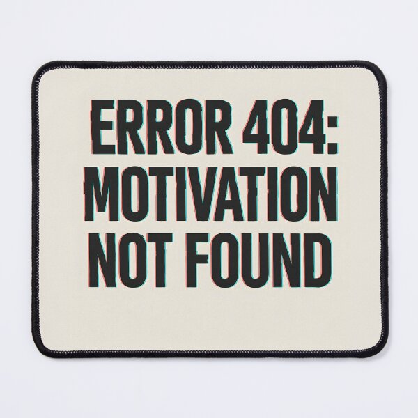 Item preview, Error 404: Motivation Not Found – Glitch Font Design designed and sold by VoidBloom Studio.