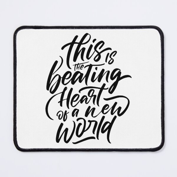 Item preview, e2point0 - this is the beating heart of a new world - handscript designed and sold by e2point0.