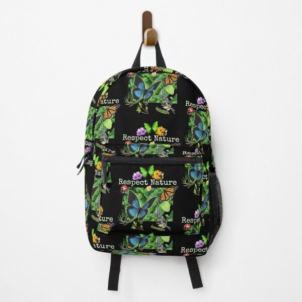 Item preview, Respect Nature Pollinator & Wildflowers Colorful Design designed and sold by EarthArtDesigns.