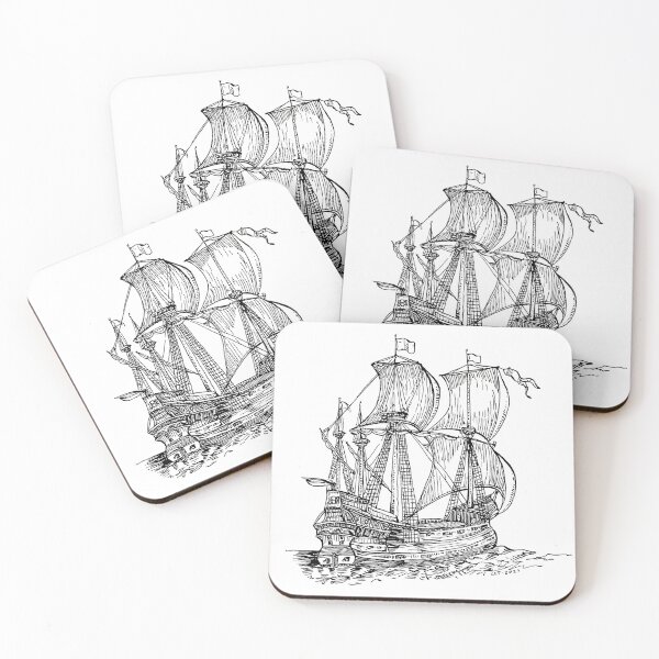 Item preview, Galeón español designed and sold by Art by Claire Christy-Tirado.