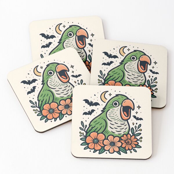 Item preview, Screaming Quaker Parrot Halloween designed and sold by wendy4496.