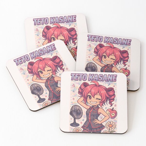 Item preview, Drill Hair, Don’t Care – Teto Kasane Kawaii Art designed and sold by Panda LuL Art.