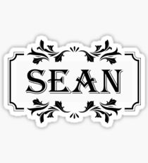 Frame Name Sean Sticker