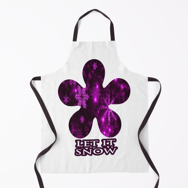 Item preview, Let It Snow Purple Snowflakes Winter Design designed and sold by SandyMDesigns.