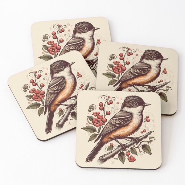 Item preview, Dusky-capped Flycatcher 2 designed and sold by theAVIARY7.