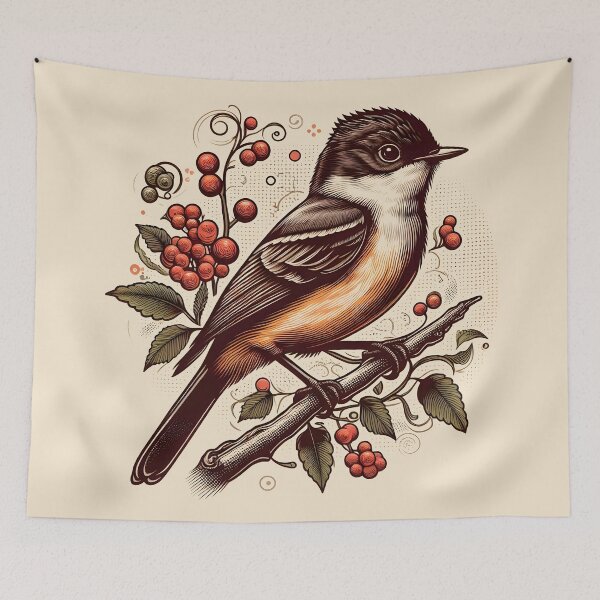 Item preview, Dusky-capped Flycatcher 2 designed and sold by theAVIARY7.