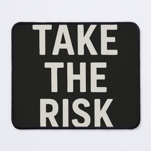 Item preview, Take The Risk - Motivational Quote Poster (Black & White Minimalist) designed and sold by TrueDesigns01.