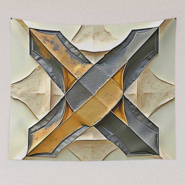 Item preview, Abstract Gold Metal Design designed and sold by Health And Fitness Posts e-Store.