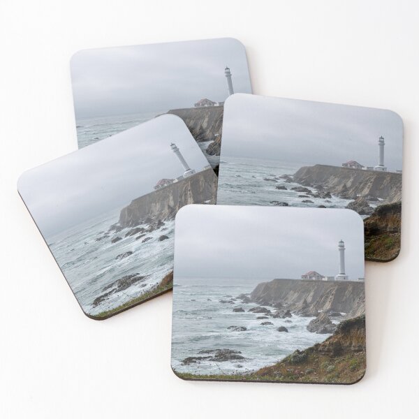 Item preview, Point Arena Lighthouse in the fog designed and sold by lisavonbiela.