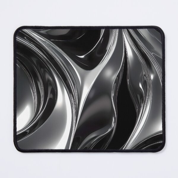 Item preview, Liquid Chrome Flow – Abstract Metallic Texture designed and sold by ColorMotionArt.