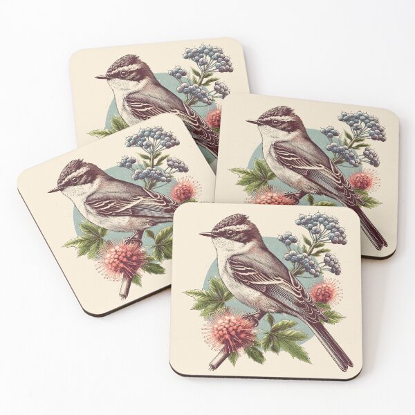 Item preview, Dusky-capped Flycatcher 3 designed and sold by theAVIARY7.