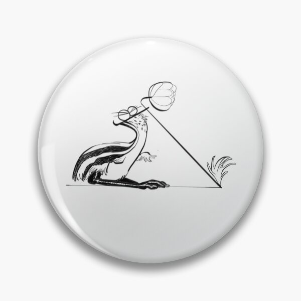 Item preview, Emu Eating Flower designed and sold by francescahelena.