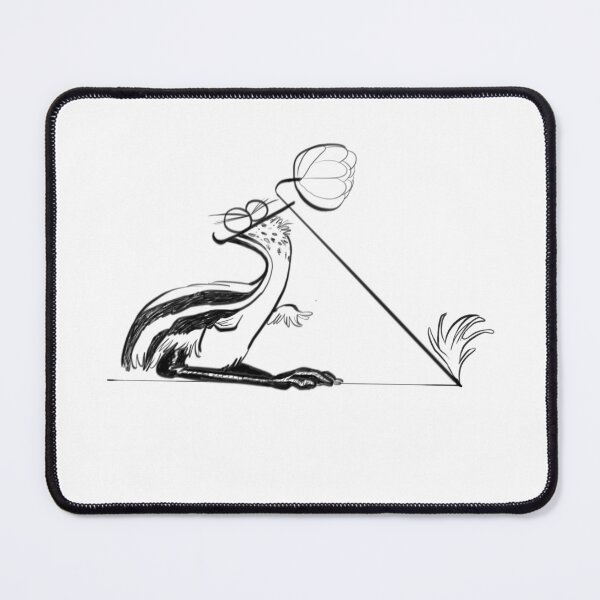 Item preview, Emu Eating Flower designed and sold by francescahelena.