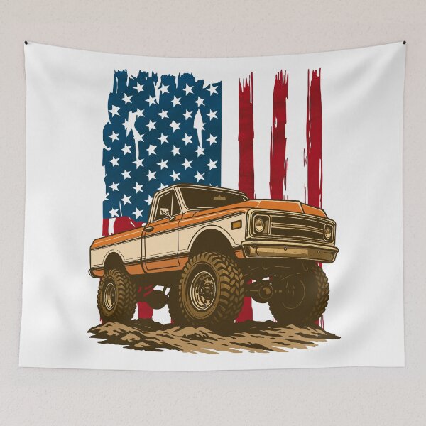Item preview, American Muscle: K20 Truck Graphic designed and sold by WildWoodsDesign.