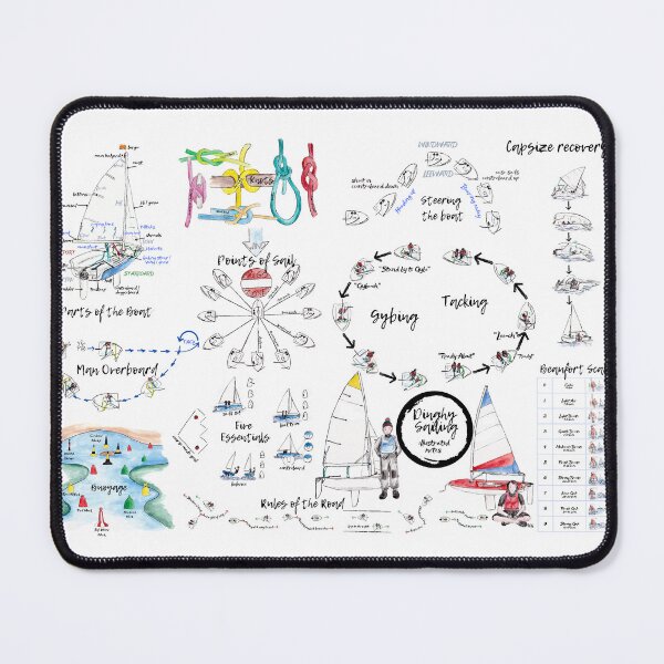 Item preview, Illustrated Notes - Dinghy Sailing designed and sold by clgcreativearts.
