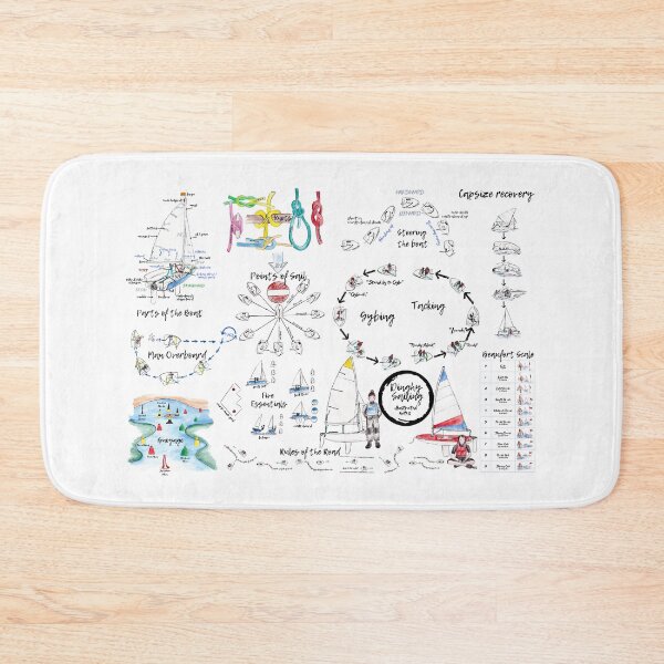 Item preview, Illustrated Notes - Dinghy Sailing designed and sold by clgcreativearts.