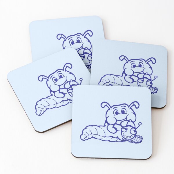 Item preview, 2 Caterpillar Eaten a lot hungry Team cute little Friends designed and sold by shirt-o-mat.