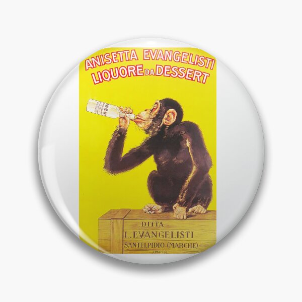 Item preview, Anisetta Evangelisti - Liquore da Dessert Funny Monkey Italian Liqueur Advertisement designed and sold by TeeARTHY.
