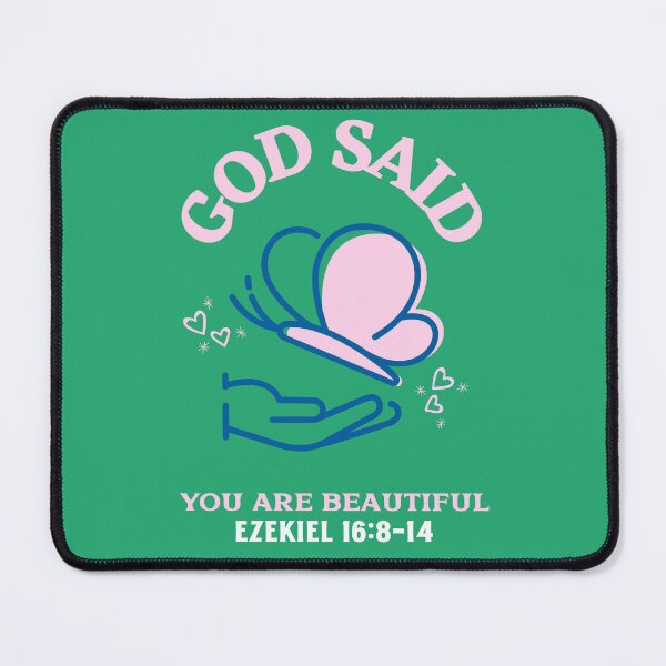 Item preview, God Said You Are Beautiful Butterfly Women designed and sold by TheGreenDoorAve.