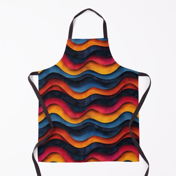 Item preview, Dynamic Abstract Wavy Layers in Red, Orange, and Blue designed and sold by NTGUILTY.