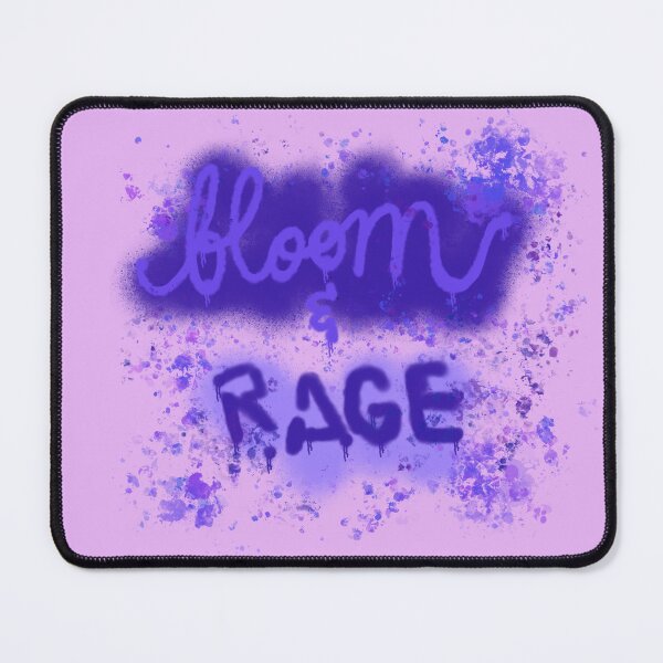 Item preview, Bloom & Rage Band poster designed and sold by MotleyCrafts.