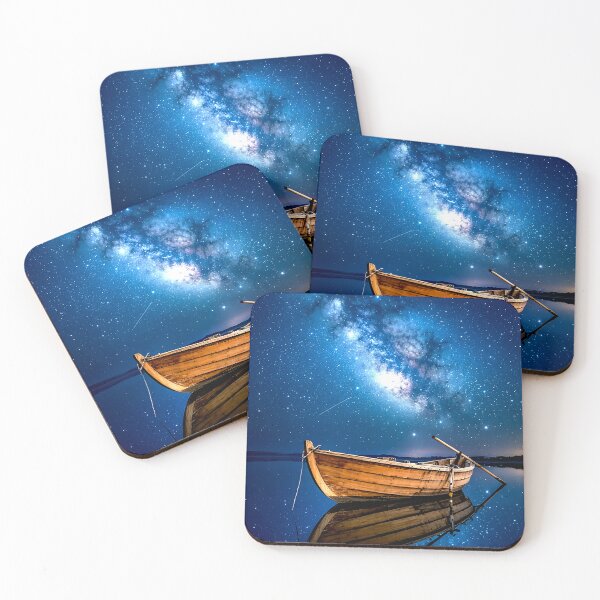 Item preview, Celestial Voyage: Boat Beneath the Stars designed and sold by Exodoi.