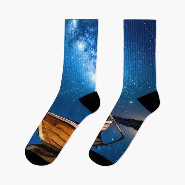 Item preview, Celestial Voyage: Boat Beneath the Stars designed and sold by Exodoi.