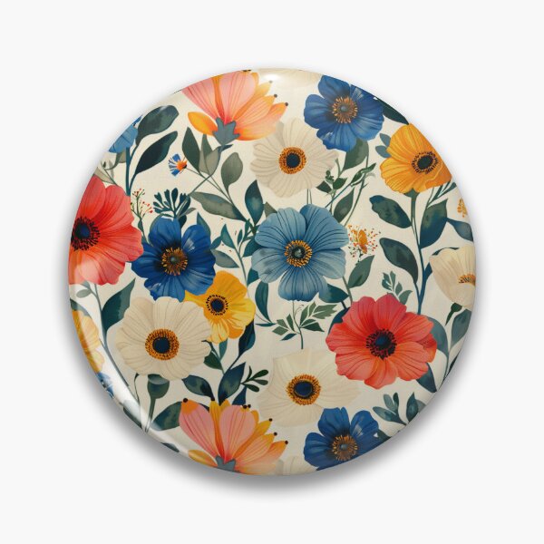 Item preview, Bold and Bright Floral Meadow Pattern designed and sold by NTGUILTY.