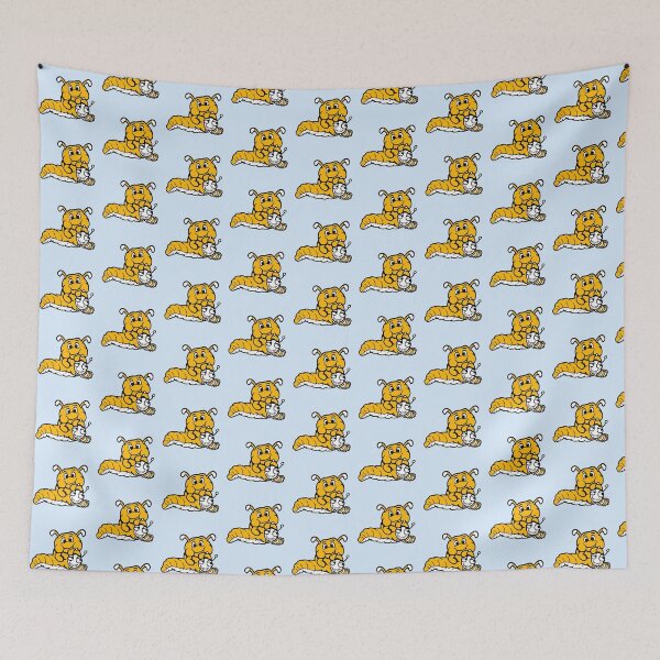 Item preview, 2 Caterpillar Eaten a lot hungry Team cute little Friends designed and sold by shirt-o-mat.
