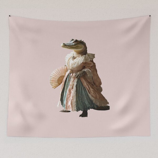 Item preview, Title: Victorian Gavial Duchess designed and sold by MYTHIC PEEL STICKERS.