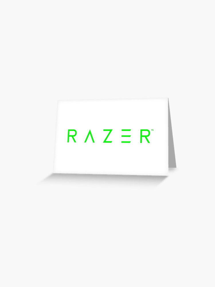 razer logo pc design 2 greeting card by trueart999 redbubble redbubble