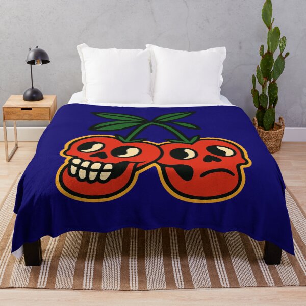 Item preview, Illustration of Skull Cherries Design designed and sold by Rue Design Company.