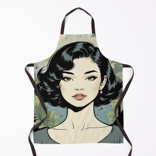Item preview, Dolled up Cosmic Muse — Feminine Pop Art Portrait with Celestial Accents designed and sold by Ojo de Lilith.