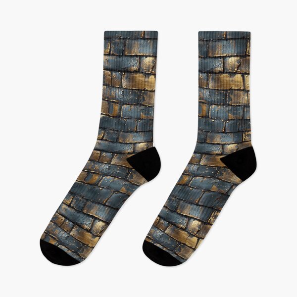 Item preview, Grungy Gold and Black Painted Brick Wall designed and sold by NTGUILTY.