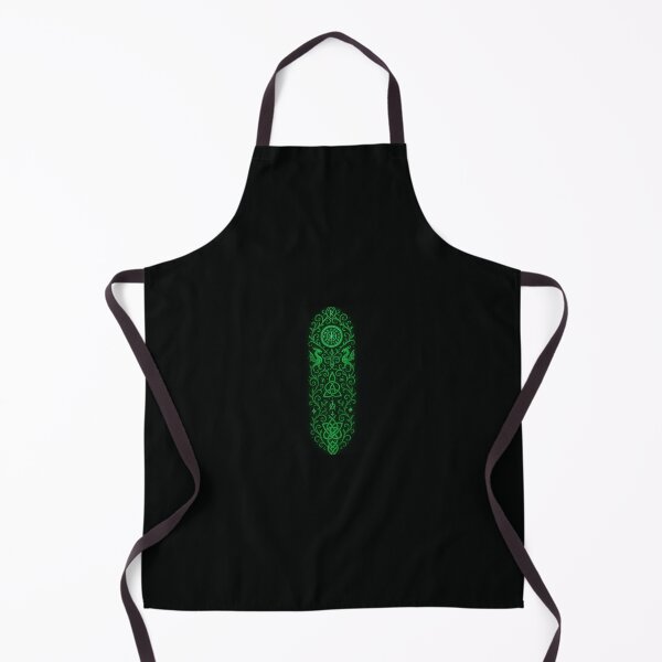 Item preview, Norse Runic – Glowing Green Neon Pattern designed and sold by ZYKY.