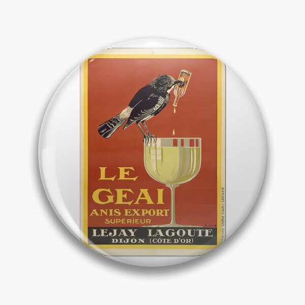 Item preview, Vintage Le Geai Liquor Poster – French Art Deco Design designed and sold by TeeARTHY.