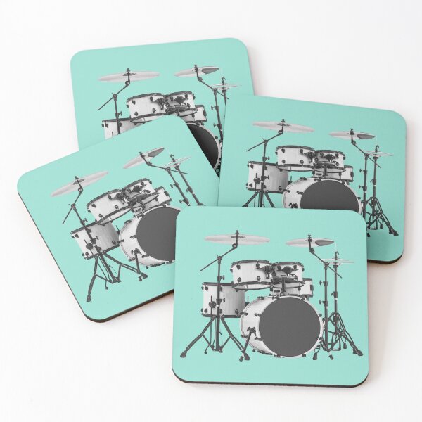 Item preview, Drum Kit - Black and White designed and sold by bunbun369.