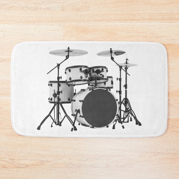 Item preview, Drum Kit - Black and White designed and sold by bunbun369.