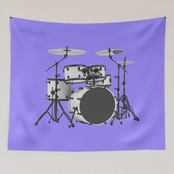 Item preview, Drum Kit - Black and White designed and sold by bunbun369.