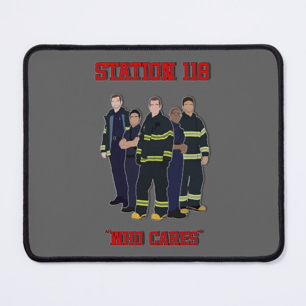 Item preview, Station 118 Motto WHO CARES! designed and sold by NewYorkTorch.